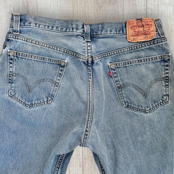 LEVI'S 505 Vintage 2009 Regular Fit Straight Leg Jeans Men's 36 x 32 - Picture 9 of 10